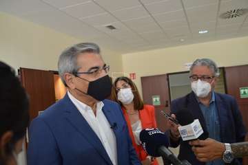 Visita oficial a Telde de Román Rodríguez, vicepresidente del Gobierno de Canarias/TA y Acfi Press.